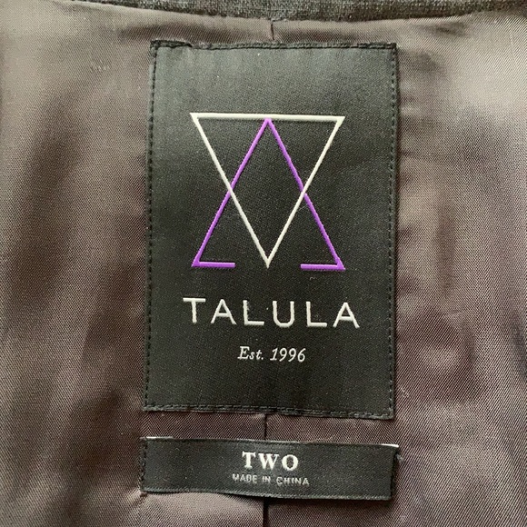 Aritzia Talula Grey Blazer Size 2 - Picture 7 of 8